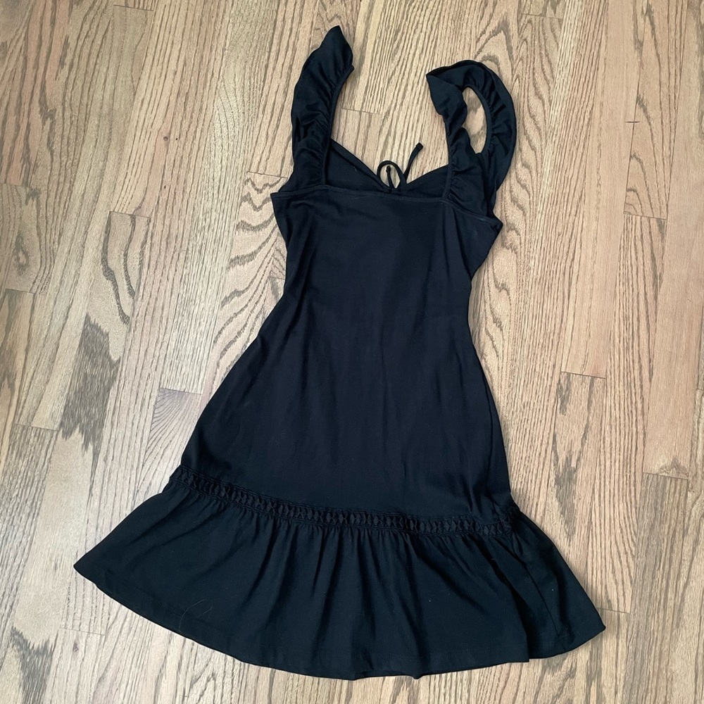 ASOS Petite Ruffle Sleeve Mini Dress - Picture 8 of 10